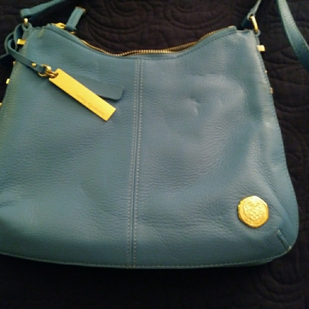 Vince Camuto periwinkle leather purse